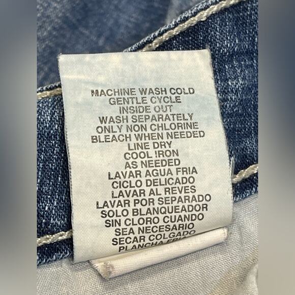 Y2K 00s grunge streetwear l.e.i Ashley ultra low rise bootcut jean 7 flip pocket - Picture 8 of 15